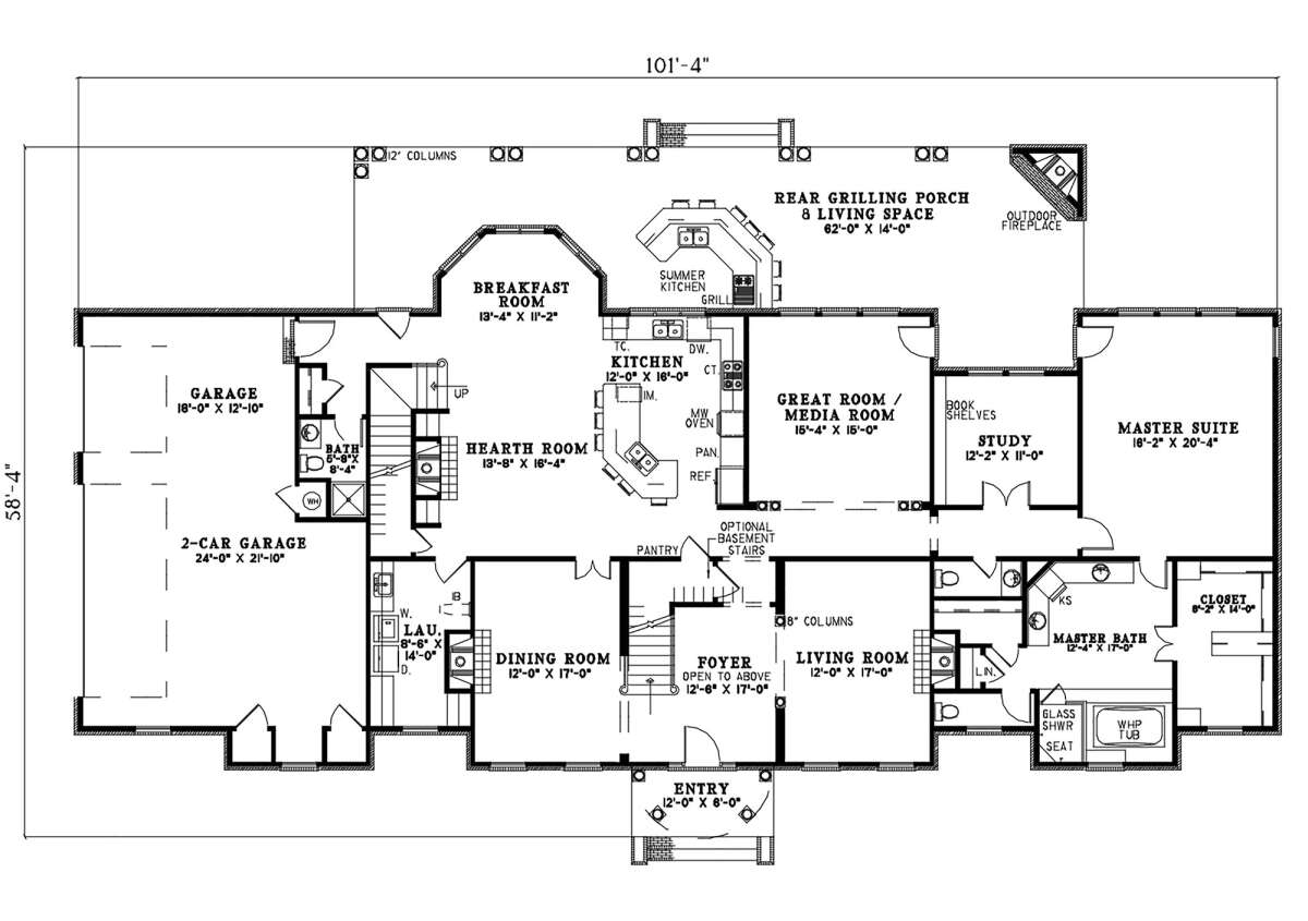 Main Floor for House Plan #110-00669
