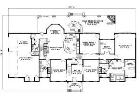 Main Floor for House Plan #110-00669