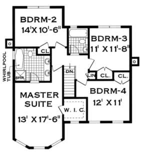 Floorplan 2 for House Plan #033-00110