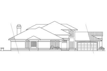 Mediterranean House Plan #035-00421 Elevation Photo