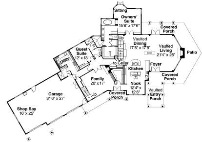 House Plan House Plan #5712 Drawing 1