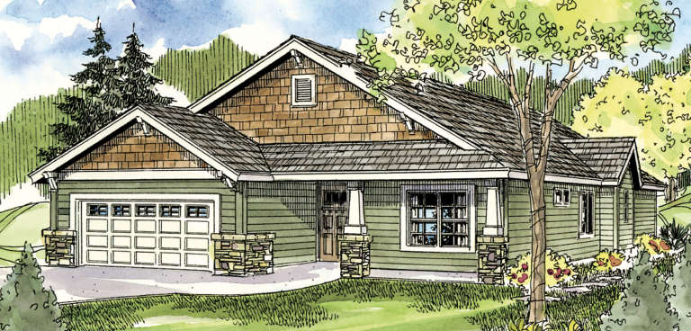 House Plan House Plan #5713 Front Elevation