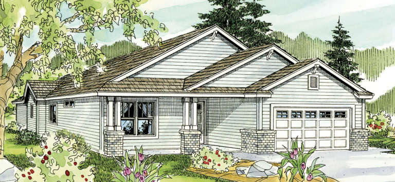 House Plan House Plan #5714 Front Elevation