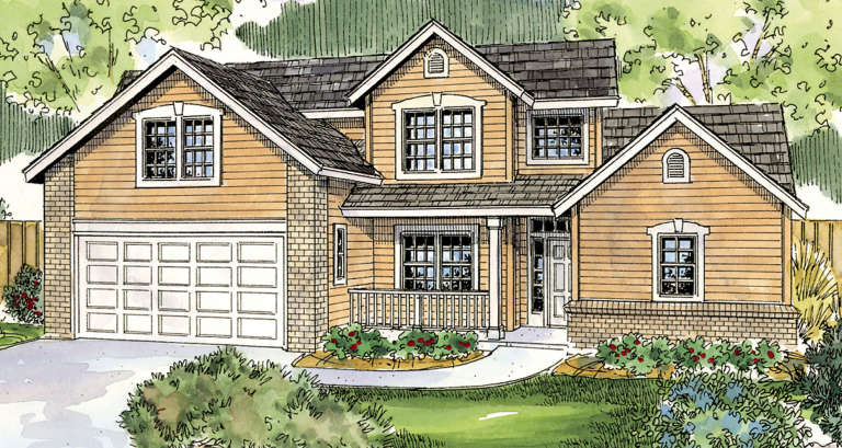 House Plan House Plan #5718 Front Elevation