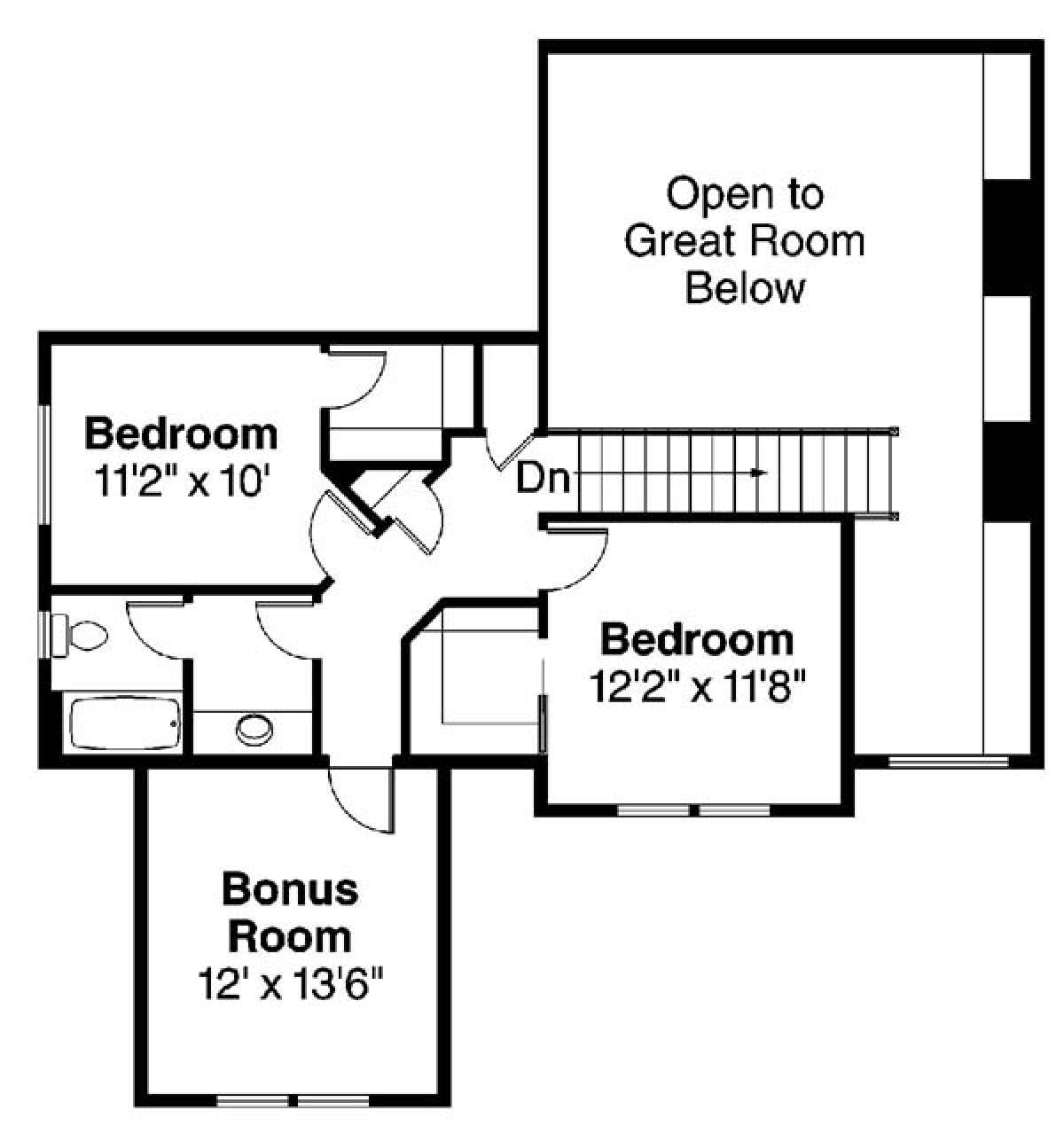 Floorplan 2 for House Plan #035-00428