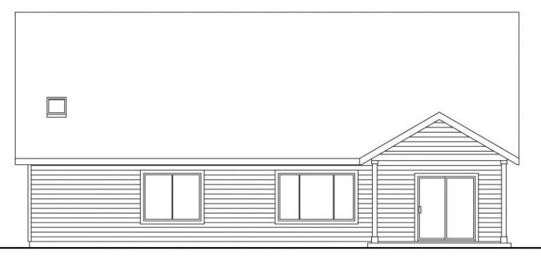 Cottage House Plan #035-00429 Elevation Photo