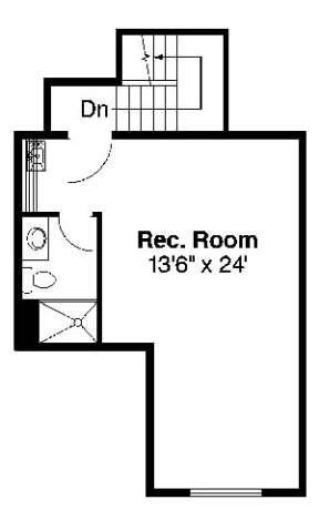 Floorplan 2 for House Plan #035-00429