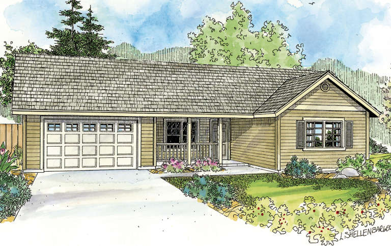 House Plan House Plan #5720 Front Elevation