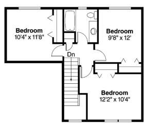 Floorplan 2 for House Plan #035-00431
