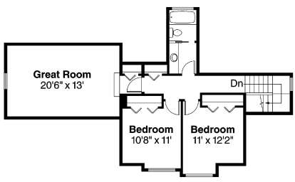 Floorplan 2 for House Plan #035-00432