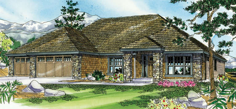House Plan House Plan #5723 Front Elevation