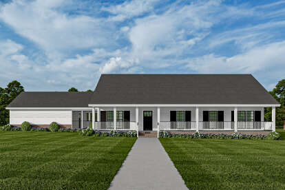 3 Bed, 2 Bath, 1800 Square Foot House Plan - #110-00670