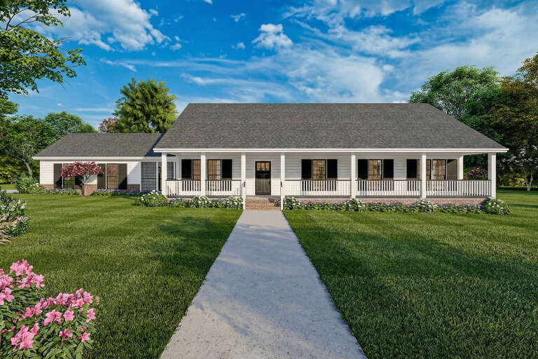House Plan House Plan #5724 Front Elevation 