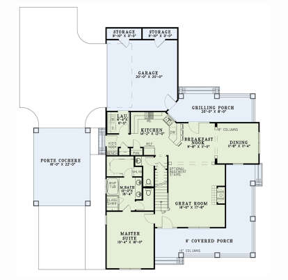 Main Floor  for House Plan #110-00671