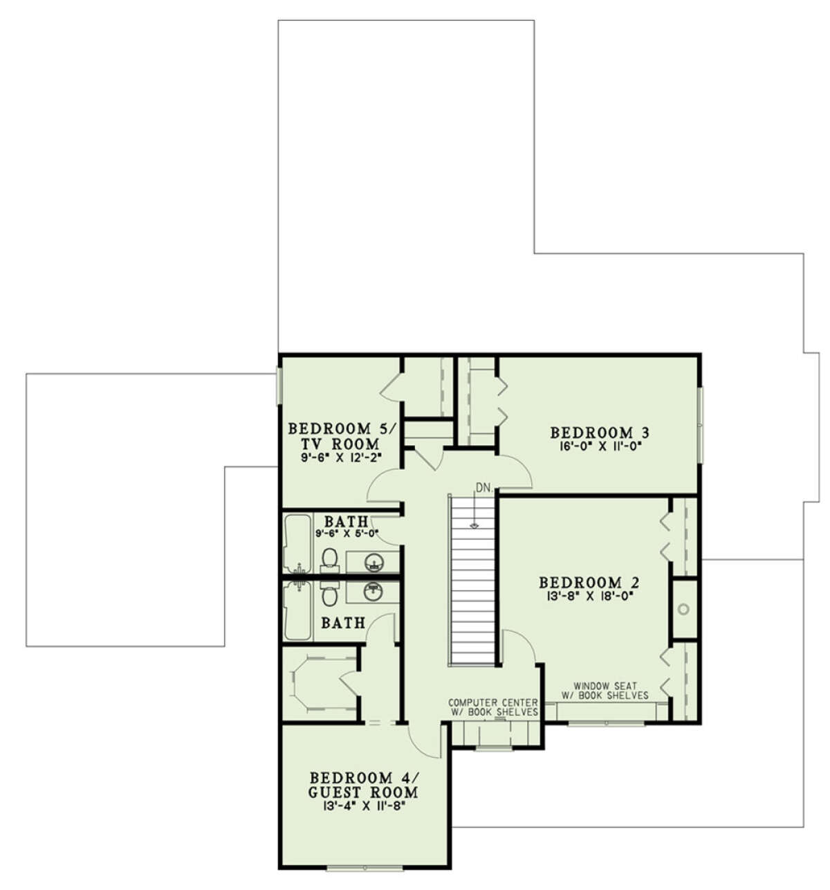 Floorplan 2 for House Plan #110-00671