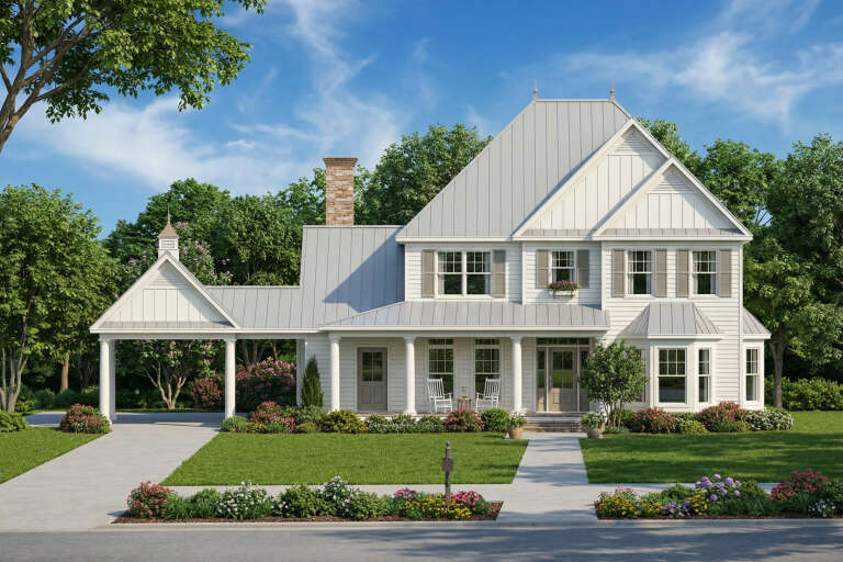 House Plan House Plan #5726 Front Elevation