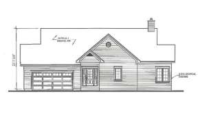 Traditional House Plan #034-00149 Elevation Photo