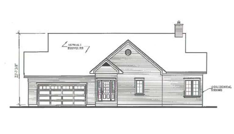 Traditional House Plan #034-00149 Elevation Photo