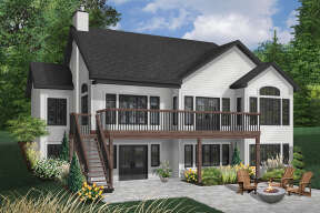 Traditional House Plan #034-00149 Elevation Photo