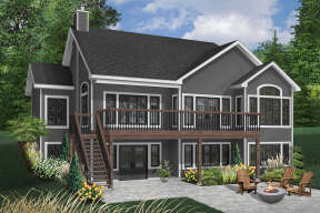 Traditional House Plan #034-00149 Elevation Photo