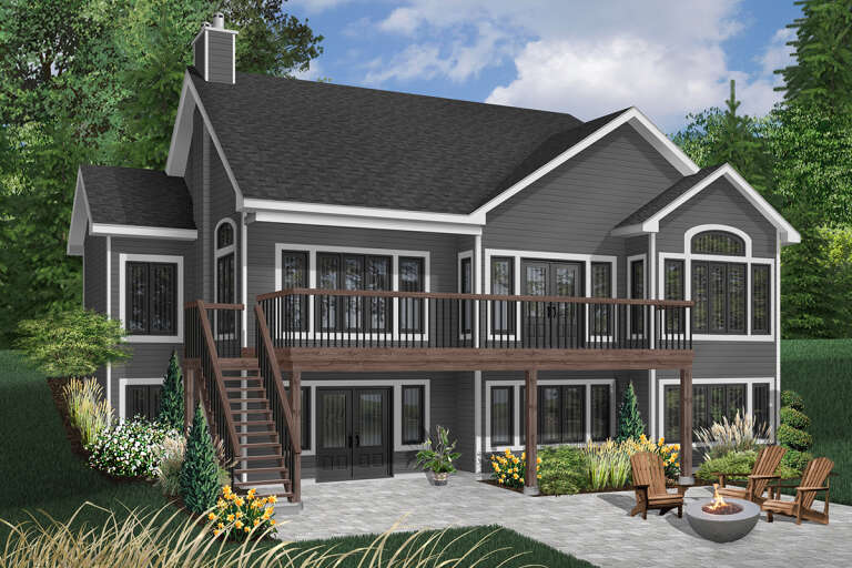 Traditional House Plan #034-00149 Elevation Photo