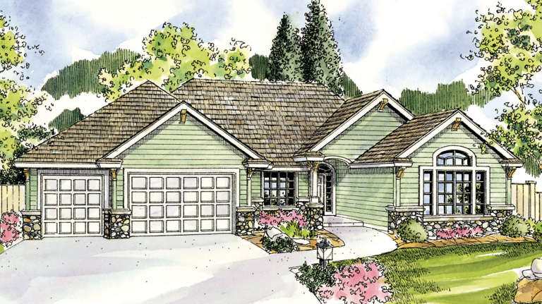 House Plan House Plan #5730 Front Elevation