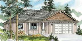 Cottage House Plan #035-00436 Elevation Photo