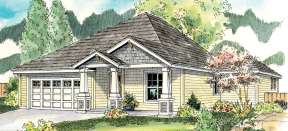 Cottage House Plan #035-00437 Elevation Photo