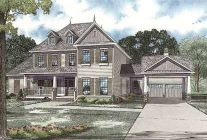 4 Bed, 3 Bath, 3970 Square Foot House Plan - #110-00675
