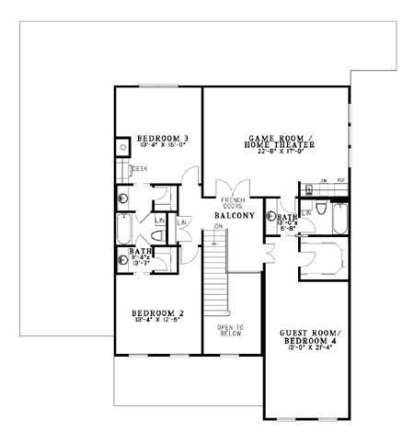 Floorplan 2 for House Plan #110-00675