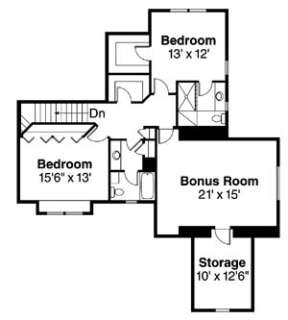 Floorplan 2 for House Plan #035-00439