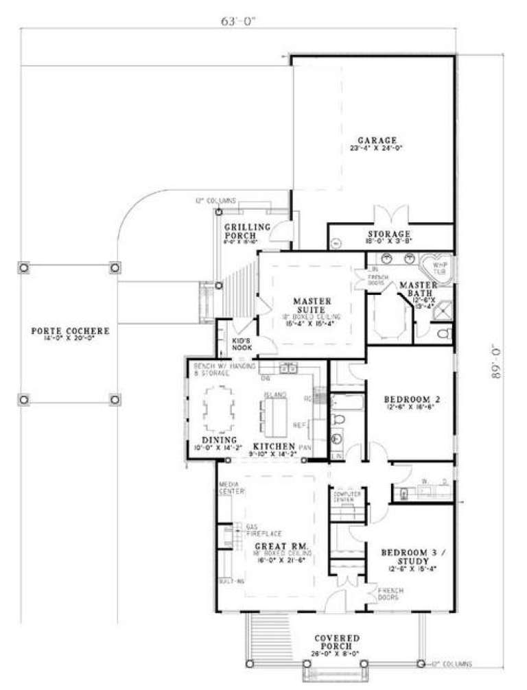 House Plan House Plan #5740 Drawing 1