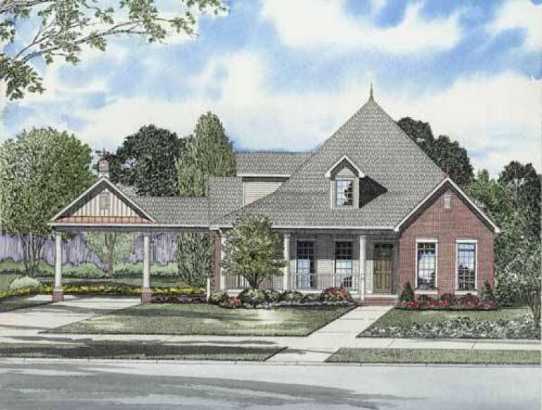 House Plan House Plan #5741 Front Elevation