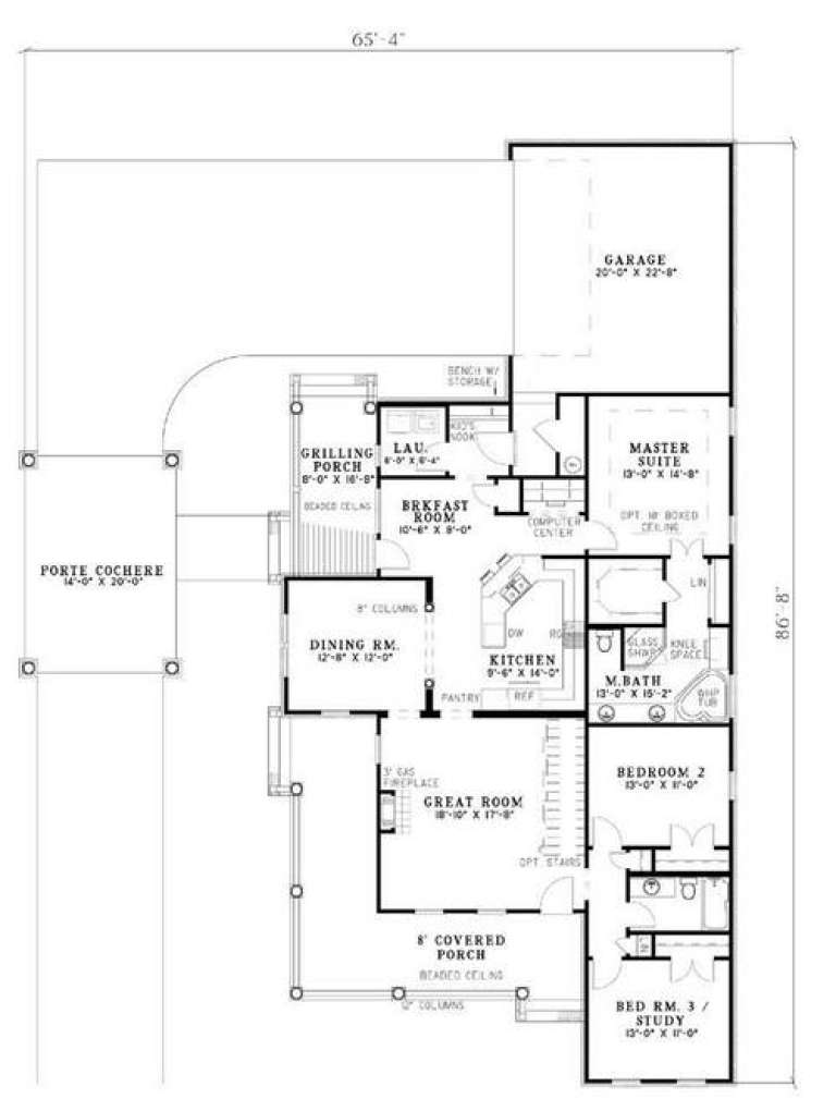 House Plan House Plan #5741 Drawing 1