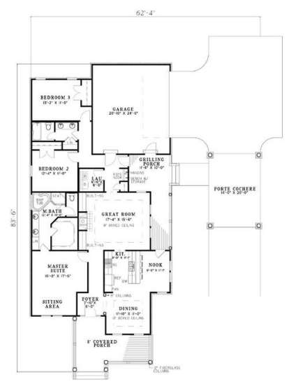 Floorplan1 for House Plan #110-00683