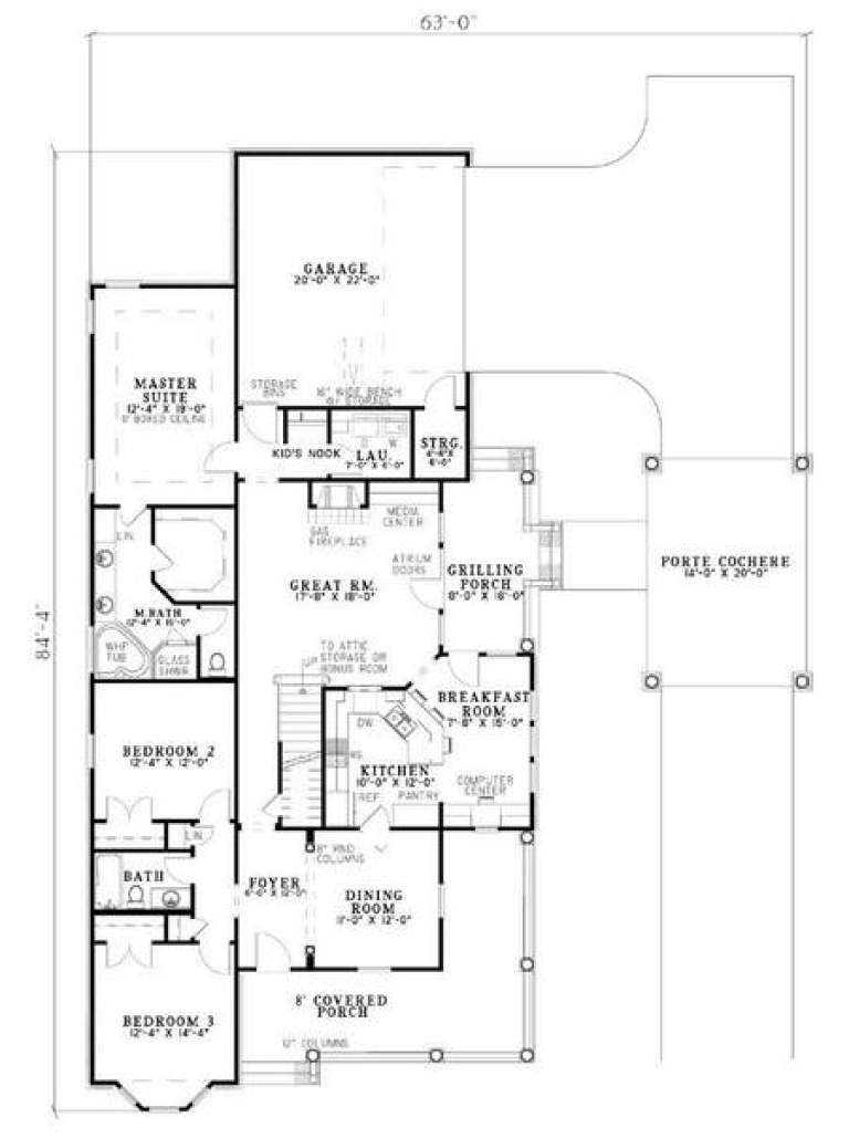 House Plan House Plan #5748 Drawing 1