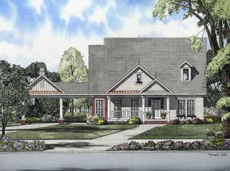 House Plan House Plan #5749 Front Elevation