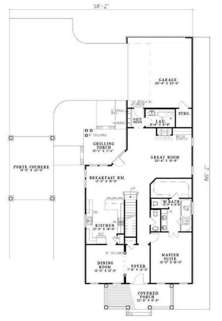House Plan House Plan #5751 Drawing 1