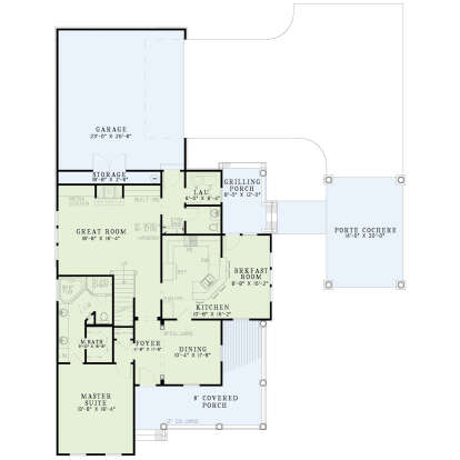 Main Floor  for House Plan #110-00688