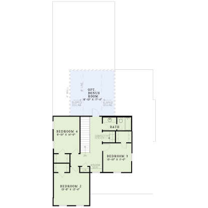 Second Floor for House Plan #110-00688