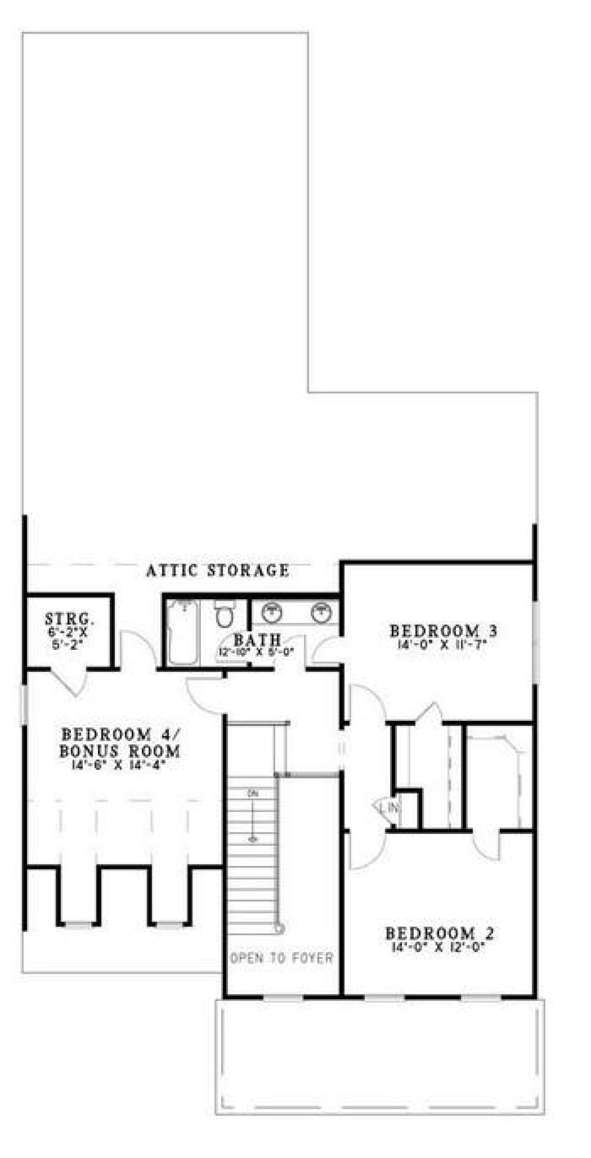 Floorplan 2 for House Plan #110-00689