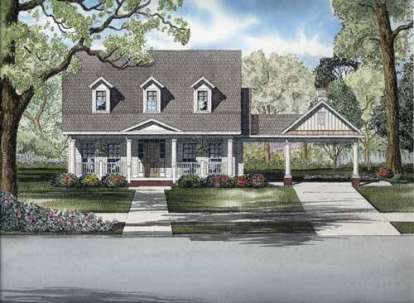 4 Bed, 3 Bath, 2286 Square Foot House Plan - #110-00690