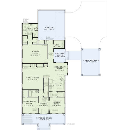 Main Floor  for House Plan #110-00690