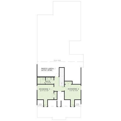 Second Floor for House Plan #110-00690