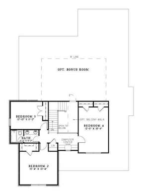 Floorplan 2 for House Plan #110-00691