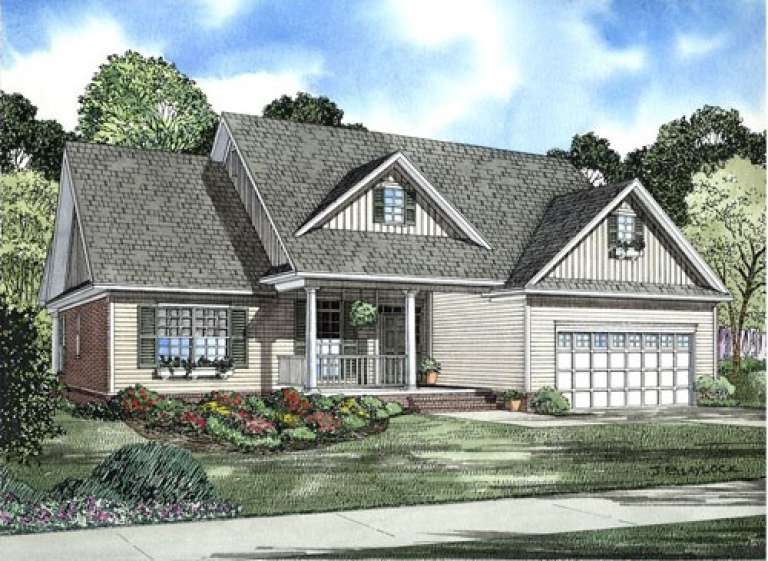 Traditional House Plan #110-00693 Elevation Photo