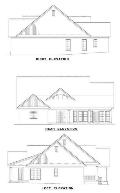 Traditional House Plan #110-00693 Elevation Photo