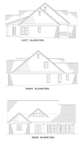 Traditional House Plan #110-00694 Elevation Photo