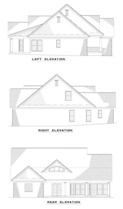 Traditional House Plan #110-00694 Elevation Photo