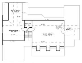 Floorplan 2 for House Plan #110-00696